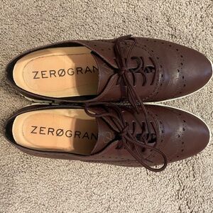 Cole Haan ZeroGrand Brown Leather Flats